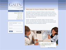 Tablet Screenshot of galenrecruitment.com